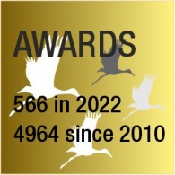 566 Prémios em 2022 e 4964 desde 2010